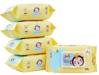 OEM Gentle 100 Sheets Baby Cleansing wet Wipes, Private Label, Moisturizing & Fragrance-Free