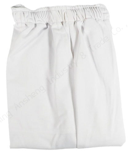 Unisex Medical Scrub Set – Sterile-Look 4-Way Stretch White Zip-Neck Uniform,OEM & private logo