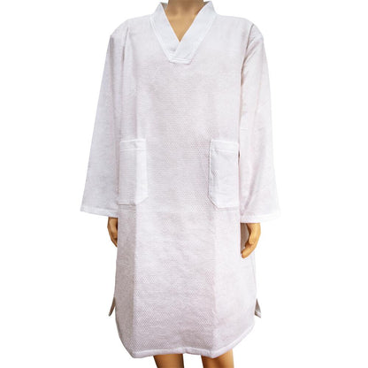 Kimono Style Disposable Bathrobe with Two Pockets – Ideal for Spa, Hotel, and Beauty Use