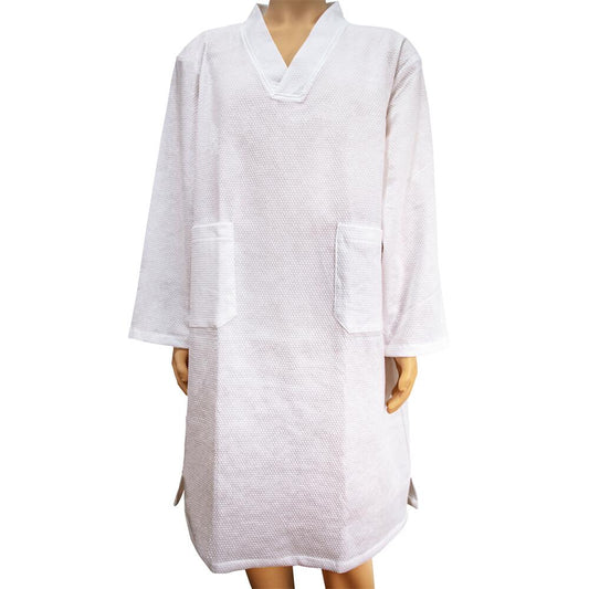 Kimono Style Disposable Bathrobe with Two Pockets – Ideal for Spa, Hotel, and Beauty Use