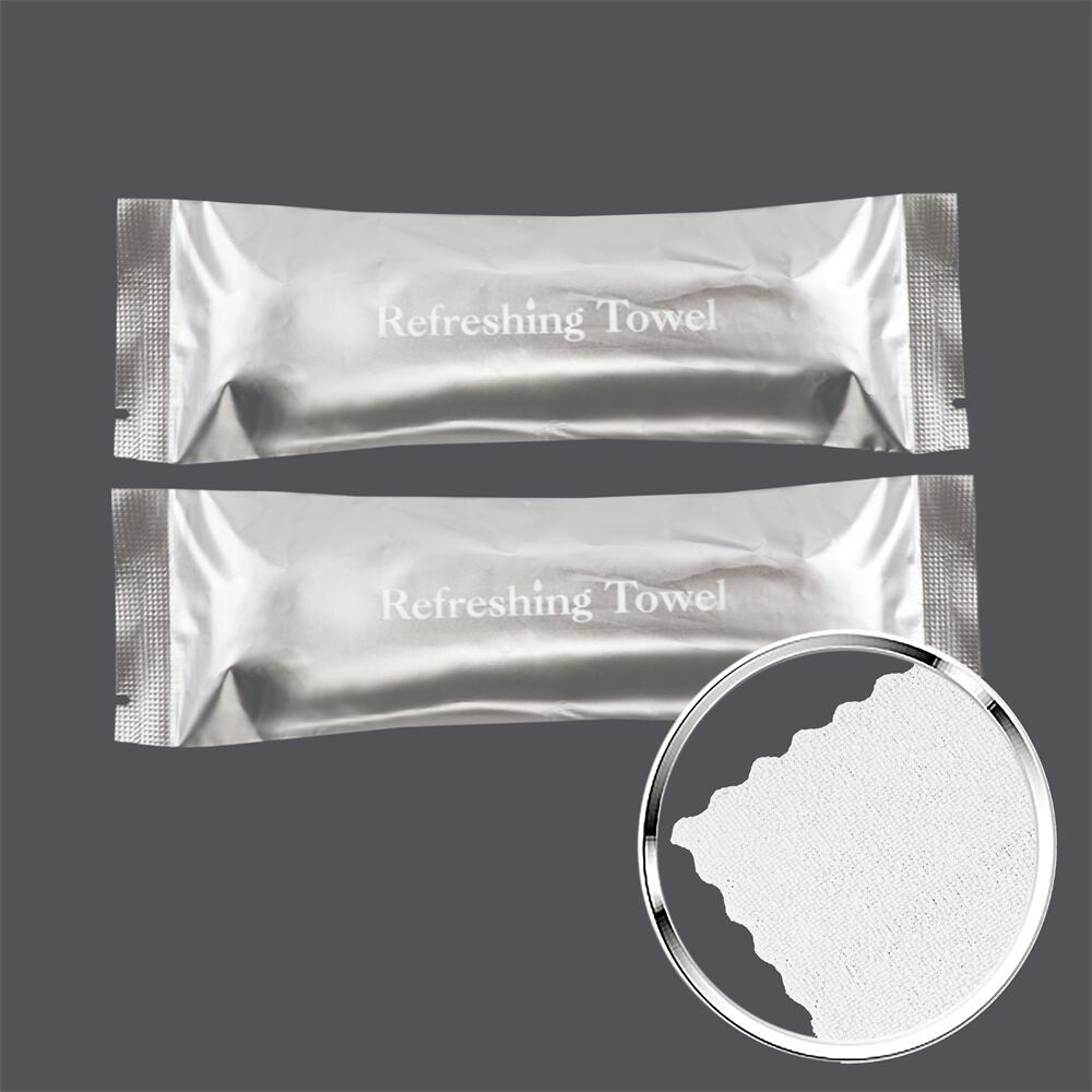 OEM Microfiber 8g 23*23cm Disposable Roll Mint 600% scent Wet Towels – | Custom Fragrance & Packaging OEM,ODM,Private Logo Availabl