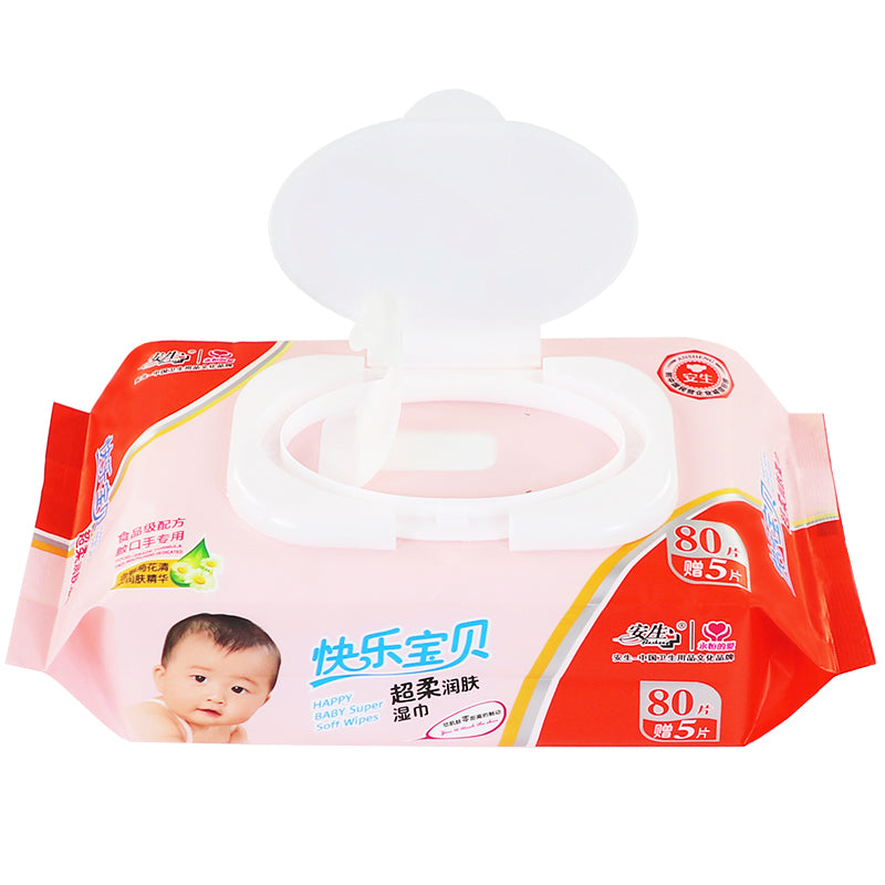 custom  80 sheets baby wet wipes with factory price 