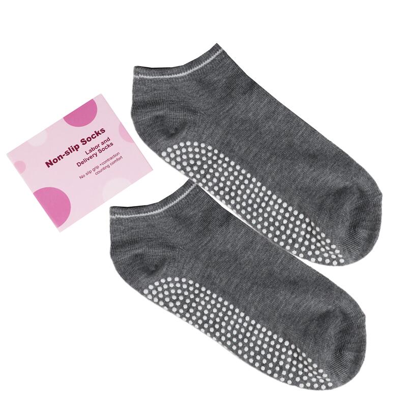 wholesale Anti-slip grip dots for better floor traction disposable socks